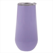 Buy Oasis Stainless Steel Double Wall Insulated Champagne Flute 180ml - Lilac
