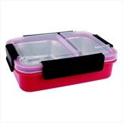 Buy Oasis Stainless Steel 2 Compartment Lunch Box - Watermelon