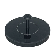 Buy NOVEDEN Eco-friendly Solar Water Fountain with 6 Different Nozzles in Black