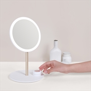 Buy MUID Travel Make Up Mirror with LED Light Rechargeable Standing Folding Mirror