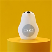 Buy MUID Cute Bear Silicone Rechargeable LED Light Bedside Table Digital Alarm Clock