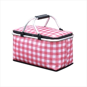 Buy Kiliroo Insulated Picnic Basket 25L, Large Capacity Max Load Up to 15kg, Red