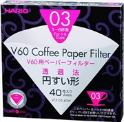 Buy Hario V60 Paper Filter 03 Box 40pk