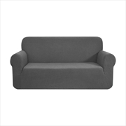 Buy GOMINIMO Polyester Jacquard Sofa Cover 3 Seater (Grey)