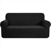 Buy GOMINIMO Polyester Jacquard Sofa Cover 2 Seater (Black)