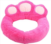 Buy Floofi Pet Bed Paw Shape (M Pink)