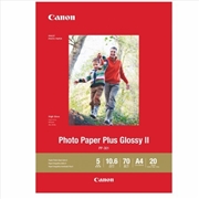 Buy CANON PP-301S Q3.5IN.20 AM/OC PHOTO PAPER PLUS GLOSSY II PP-301