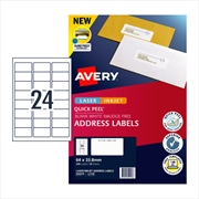 Buy AVERY LIP Label QP L7159 24Up labels with 10 sheets