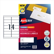 Buy AVERY LIP Label QP 14Up L7163 Pack of 10