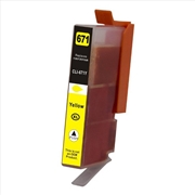 Buy CLI-671XL Yellow Premium Compatible Inkjet Cartridge