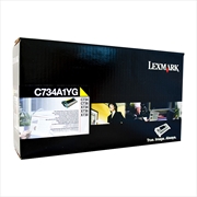 Buy LEXMARK C734 Yellow Toner Cart