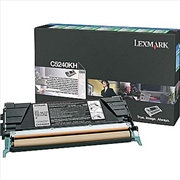 Buy LEXMARK BLACK PREBATE TONER YIELD 8000 PAGES FOR C524N C534