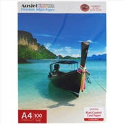 Buy 300gm A4 Matt Coated Card Paper 100 Sheets