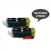 Buy 2 x PGI-650XL Pigment Black Compatible Cartridge