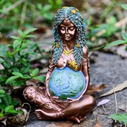 Buy Millennial Gaia Mother Earth Goddess Art Statue Figurine for Home Decor Garden