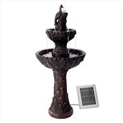 Buy Gardeon Water Solar Fountain Outdoor Bird Bath Peacock Cascading