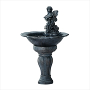 Buy Gardeon Water Fountain Features Solar with LED Lights Outdoor Cascading Angel