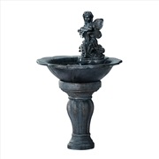 Buy Gardeon Water Fountain Features Solar with LED Lights Outdoor Cascading Angel