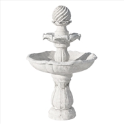 Buy Gardeon 3 Tier Solar Powered Water Fountain - Ivory