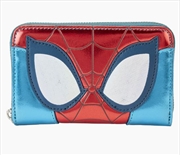 Buy Loungefly Marvel Comics - Spider-Man Metallic Zip Around Wallet