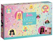 Buy Barbie Adult Colouring Book And Puzzle