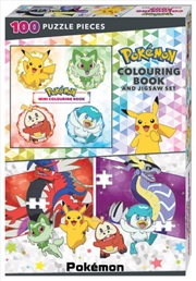 Buy Pokemon Colouring Book and Jigsaw Set