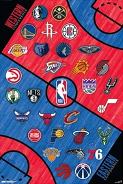 Buy NBA - League logos 22 - Reg Poster