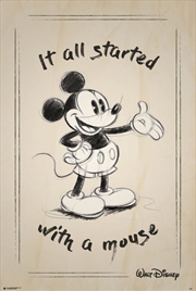 Buy Mickey Mouse - It all started with a Mouse - Reg Poster