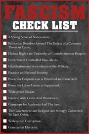 Buy Fascism - Checklist