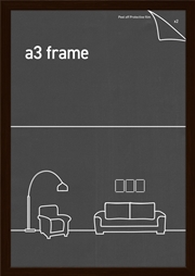 Buy A3 Frame Rustic Oak 28 x 40Cm