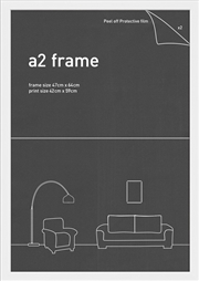 Buy A2 Frame White