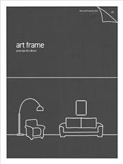 Buy 60x80 Frame White
