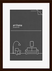Buy 55x75 Frame Rustic Oak - Fits 50x70cm Print