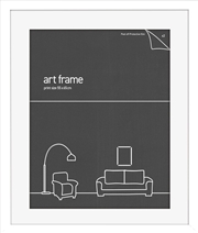 Buy 55x65 Frame White With Double Mat - Fits 40x50cm Print