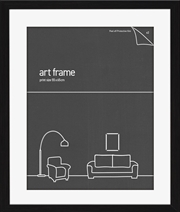 Buy 55x65 Frame Black With Double Mat - Fits 40x50cm Print