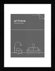 Buy 42x54 Frame Black With Double Mats - Fits A3 Prints