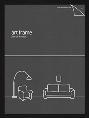 Buy 30x40 Frame Black