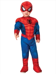 Buy Spider-Man Deluxe Costume - Size Toddler