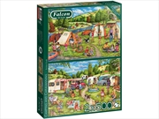 Buy Camping And Caravanning 2 x 500 Piece