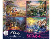 Buy Kinkade Disney 4in1 S10  500 Piece Puzzle