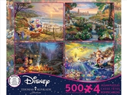 Buy Kinkade Disney 4in1 S10 500 Piece Puzzle