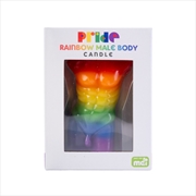 Buy Rainbow Pride Male Body Candle