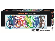 Buy Bike Art Colourful Row 1000 Piece
