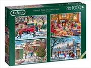 Buy Family Time Christmas 4x1000 Piece