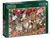 Buy Floral Cats 1000 Piece