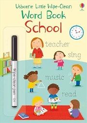Buy School (Little Wipe-Clean Word Books)