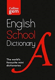 Buy Collins Gem School Dictionary: Trusted Support for Learning, in a Mini-Format