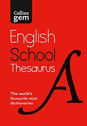 Buy Collins Gem School Thesaurus: Trusted Support For Learning, In A Mini-format