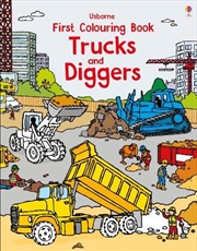 Buy First Colouring Book Trucks and Diggers (First Colouring Books)