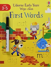 Buy First Words (Early Years Wipe-Clean) (Usborne Early Years Wipe-Clean, 6)